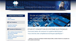 Desktop Screenshot of conception-electronique.net