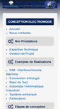 Mobile Screenshot of conception-electronique.net