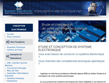Tablet Screenshot of conception-electronique.net